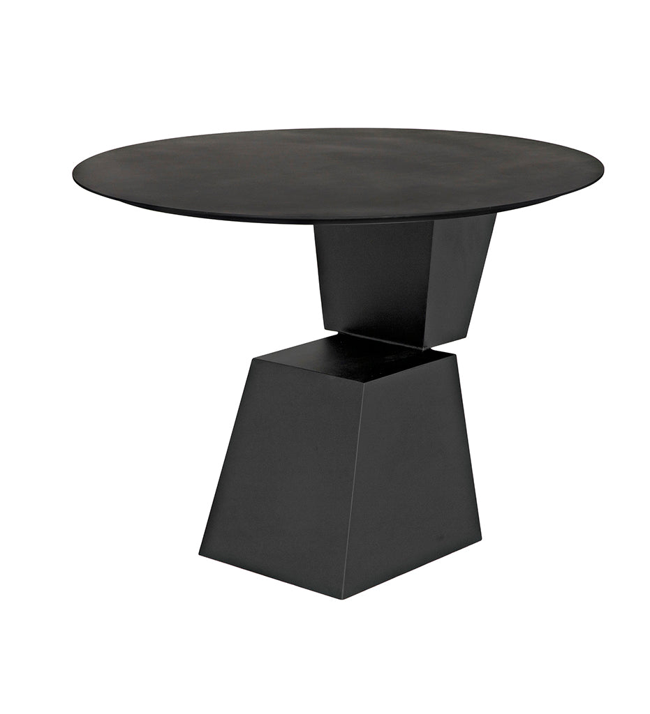 Noir Round Pieta Table GTAB571MTB