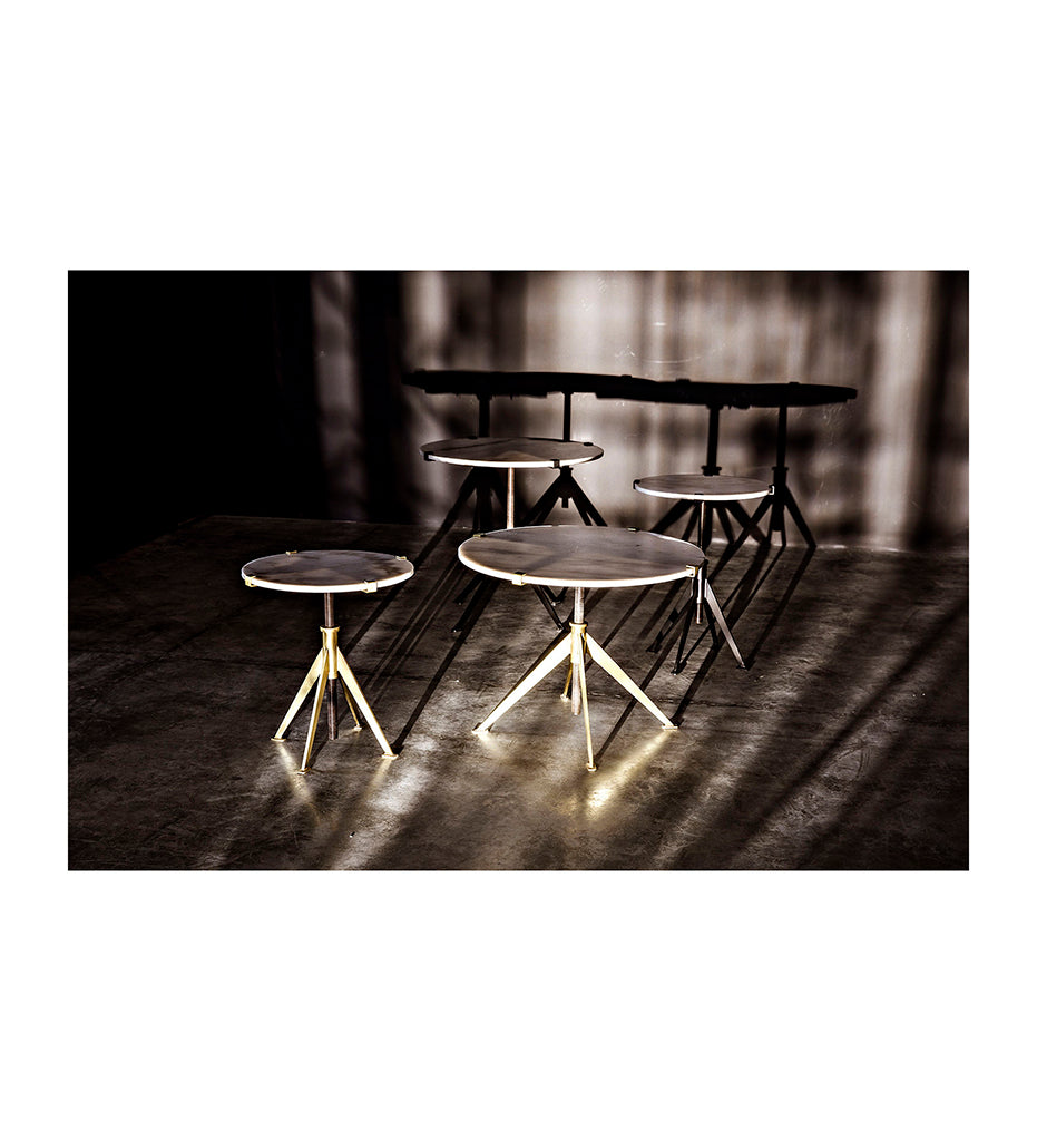 lifestyle, Noir Edith Adjustable Side Tables - Small GTAB679MB-S