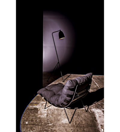 lifestyle, Noir Asti Floor Lamp - Black Steel LAMP445MTB
