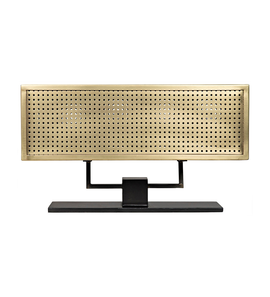 Noir Apollo Table Lamp - Metal with Brass Finish LAMP659MB