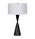 Noir Noble Table Lamp with Shade - Black Steel LAMP712MTBSH