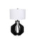 Noir Cona Table Lamp with Shade LAMP738MTBSH