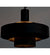 Noir Parlor Pendant - Black Steel LAMP753MTB