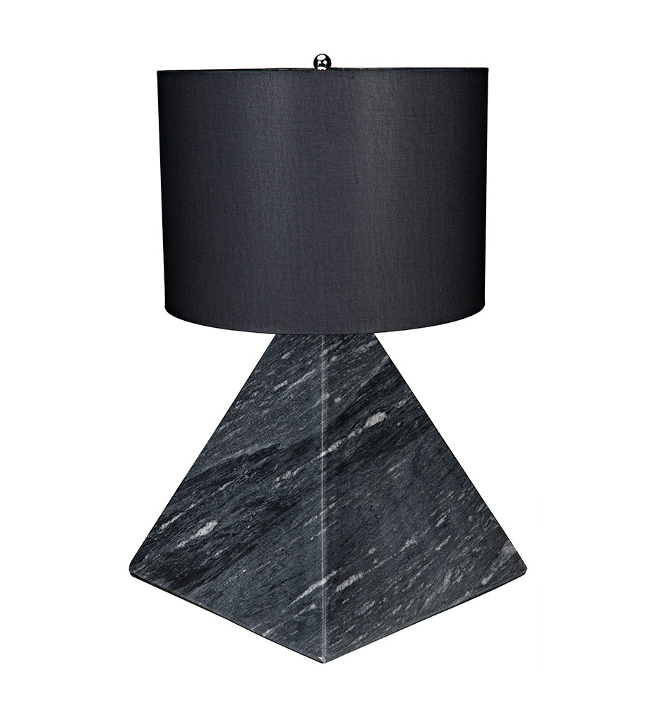 Noir Sheba Table Lamp with Black Shade LAMP755BMSH