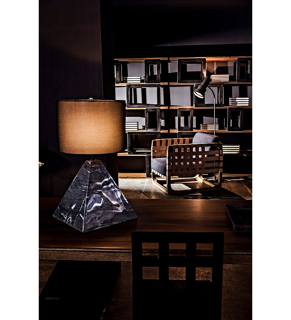lifestyle, Noir Sheba Table Lamp with Black Shade LAMP755BMSH