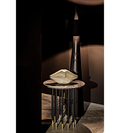 lifestyle, Noir Moray Floor Lamp - Black Steel LAMP773MTB