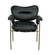 Noir Aphrodites Chair - Metal with Leather LEA-AC003-1D