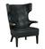 Noir Heracles Chair - Leather LEA-C0387-1D
