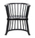 Noir Bolah Chair - Hand Rubbed Black SOF276HB