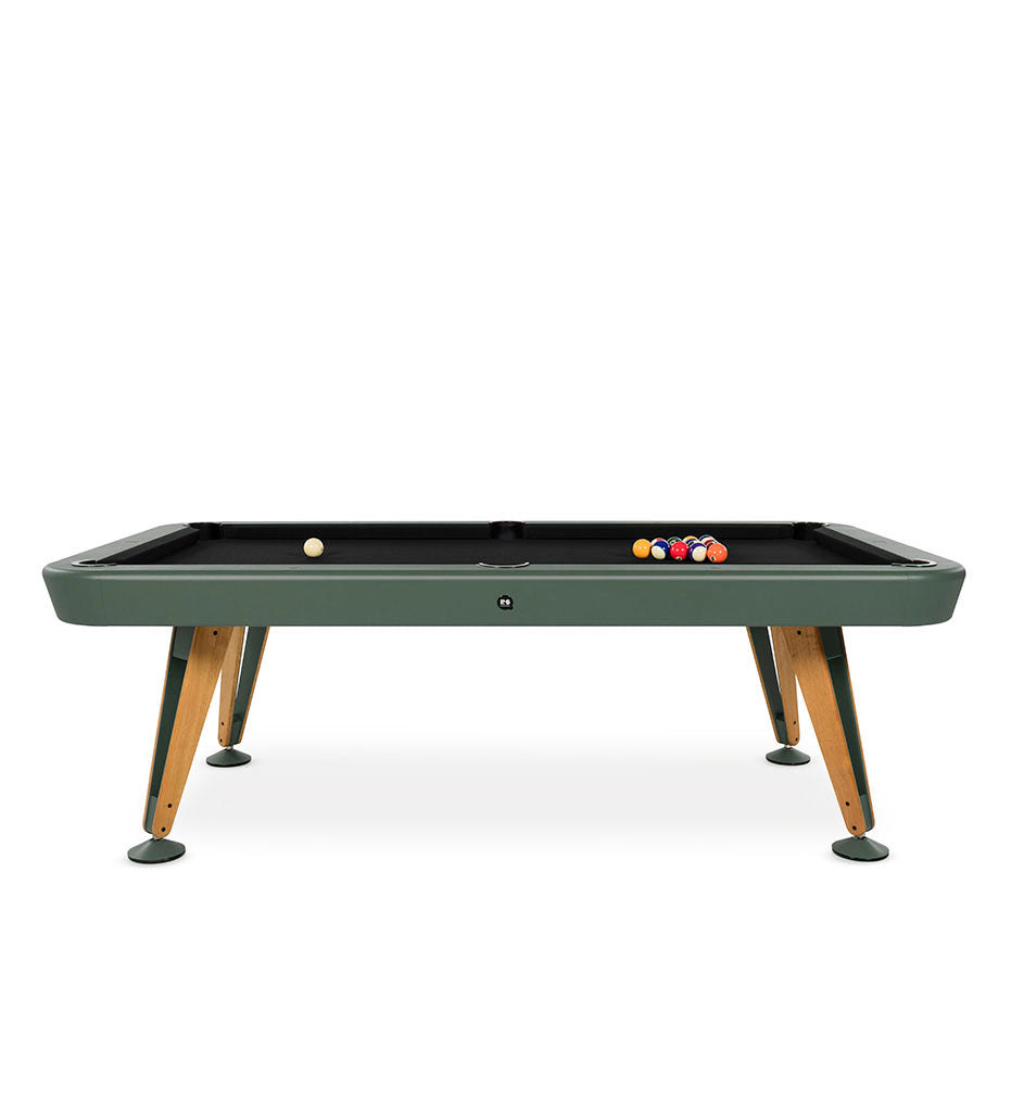 RS Barcelona Diagonal 7&#39; Indoor Pool Table - Green Frame DIPTA7-5N