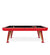 Diagonal 8' Indoor Pool Table - Red Frame