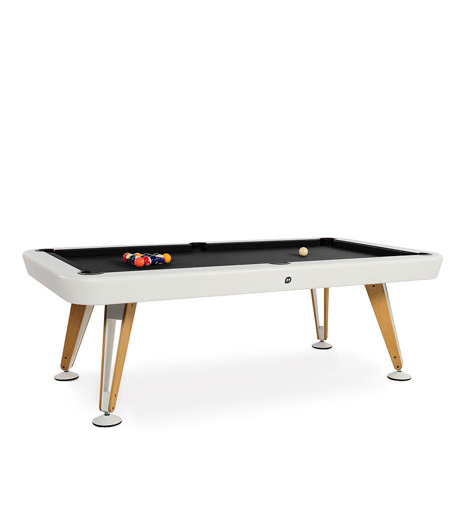 RS Barcelona Diagonal 7' Indoor Pool Table - White Frame DIPTA7-1N