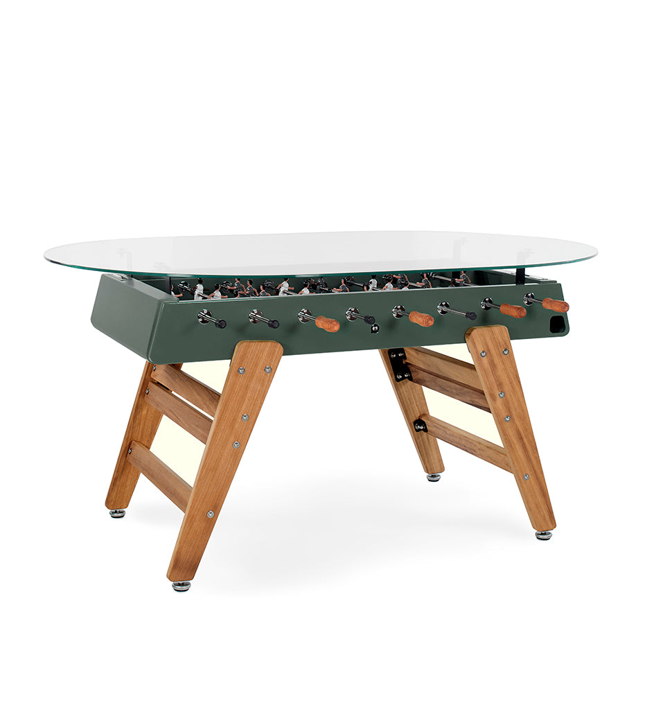 RS Barcelona RS3 Wood Dining Foosball Table - Oval