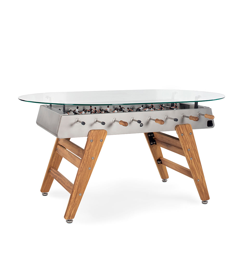 RS Barcelona RS3 Wood Dining Foosball Table - Oval