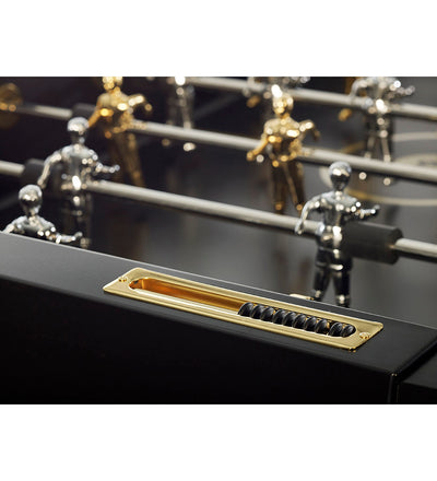 lifestyle, RS Barcelona RS3 Wood Foosball Table RS3W-GN- Gold/Black
