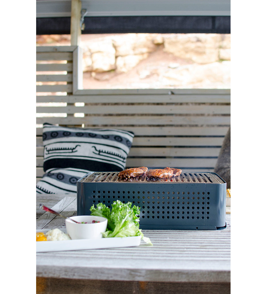 RS Barcelona Mon Oncle Portable Barbecue Blue
