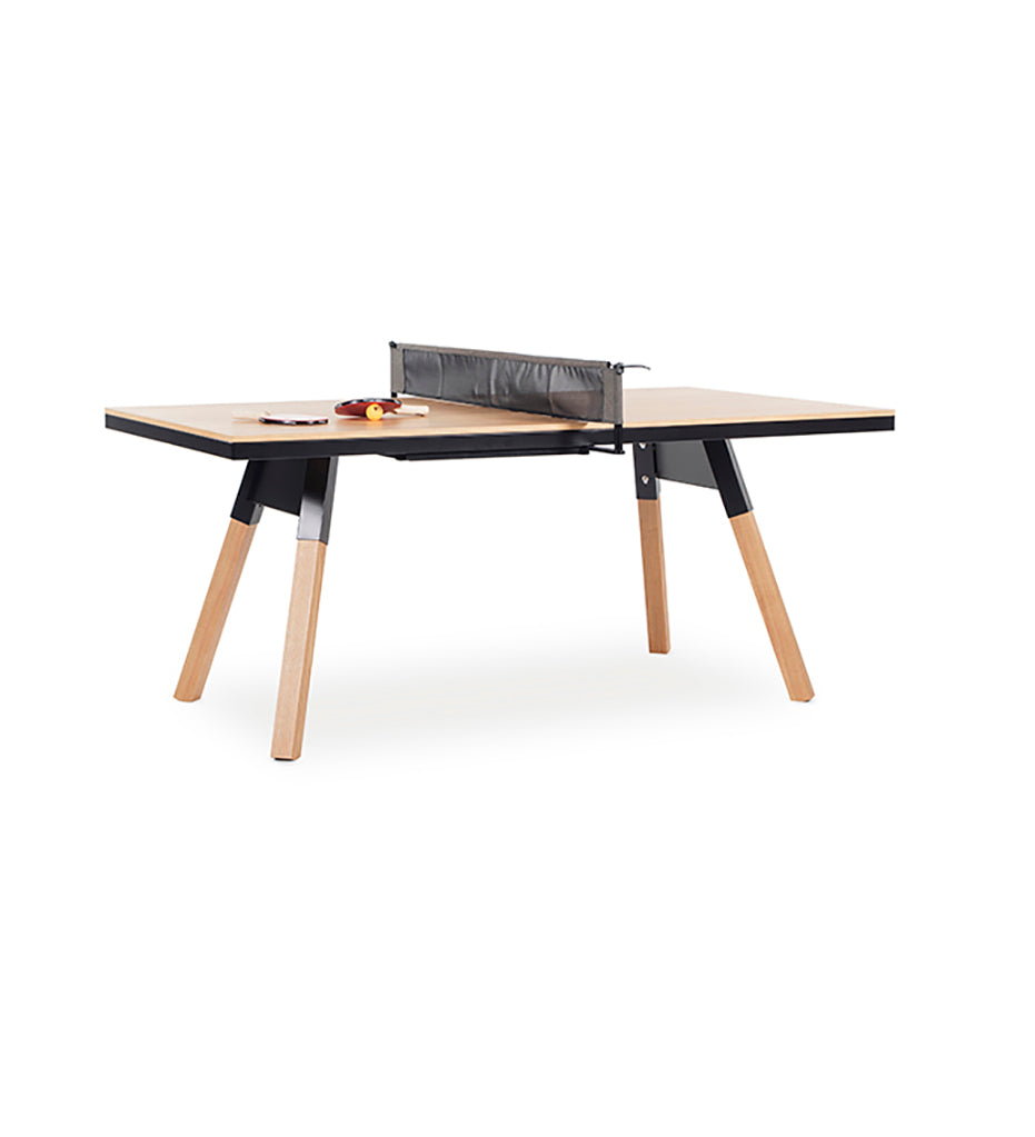 RS Barcelona You and Me Small Indoor Ping Pong Table - Oak