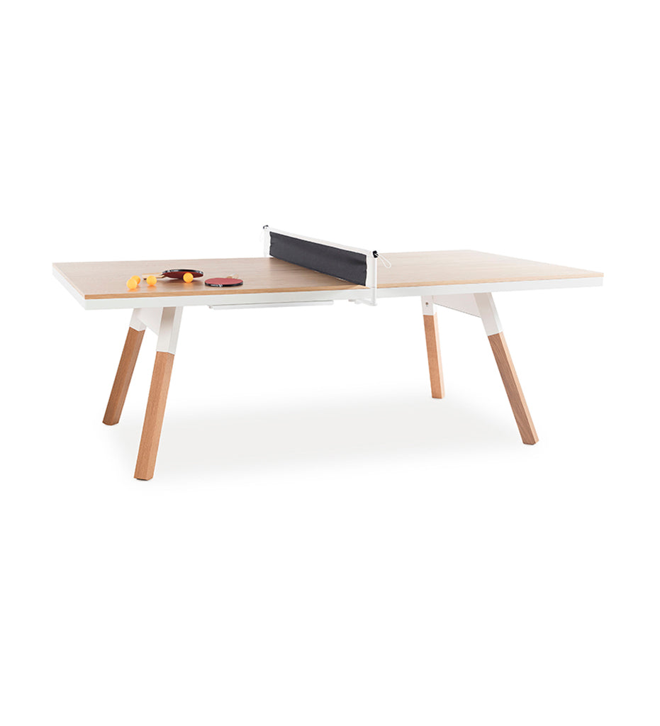 RS Barcelona You and Me Medium Indoor Ping Pong Table - Oak