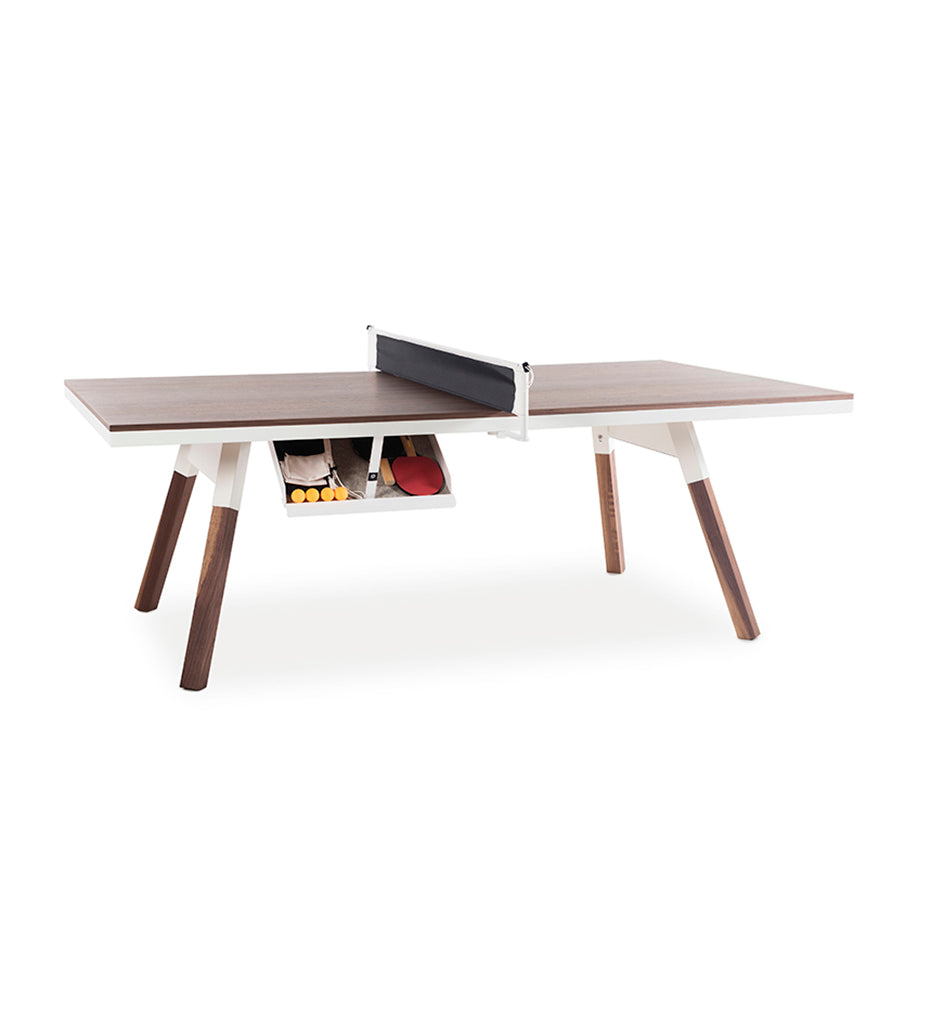 RS Barcelona You and Me Medium Indoor Ping Pong Table - Walnut
