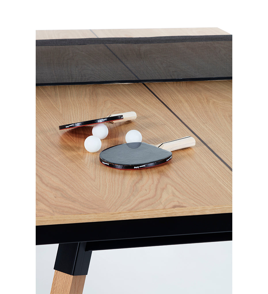lifestyle, RS Barcelona You and Me Small Indoor Ping Pong Table - Oak