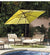 lifestyle, Treasure Garden 8' x 10' Auto Tilt Rectangle Umbrella