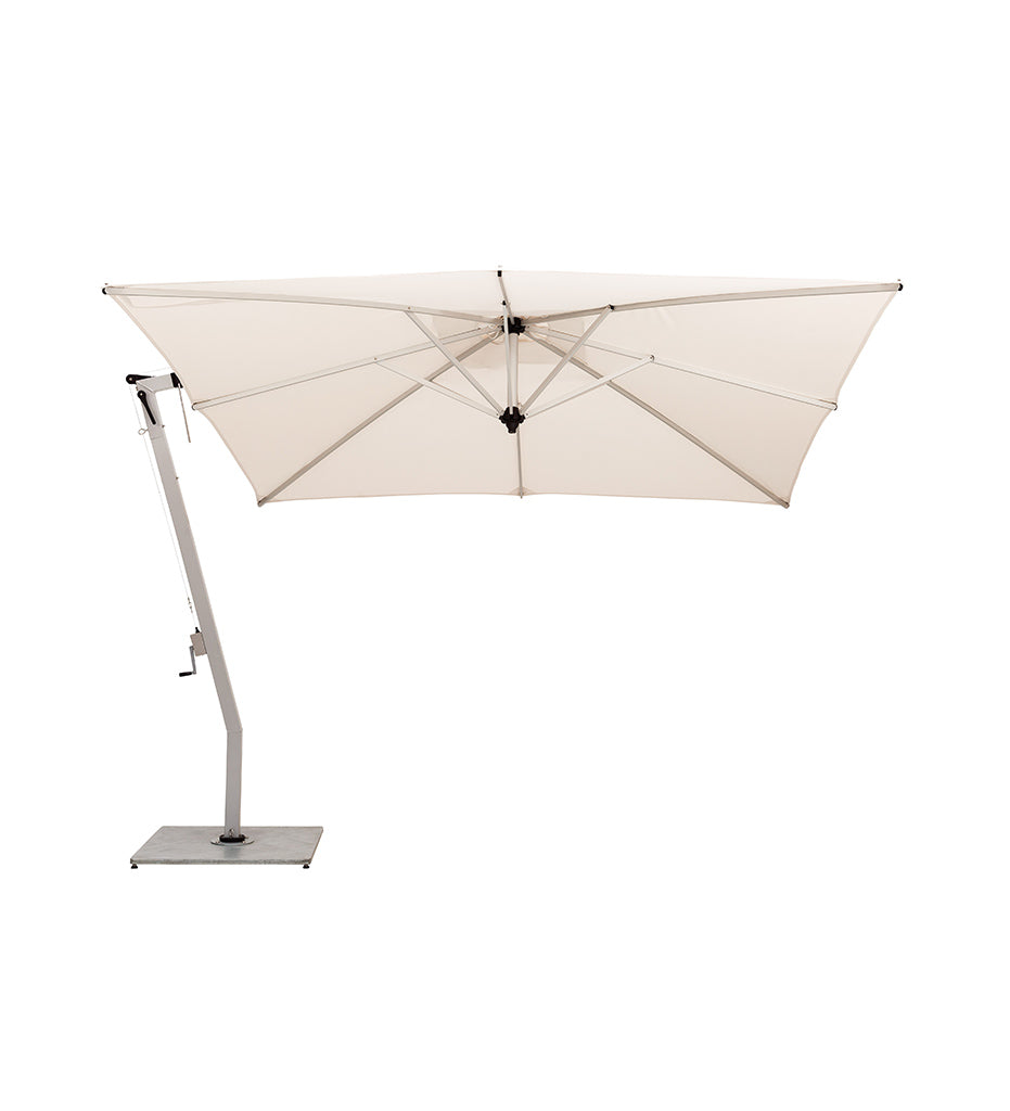 Woodline 9&#39; Picollo Square Cantilever Umbrella