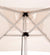 Woodline 8' Mistral Square Center Post Umbrella