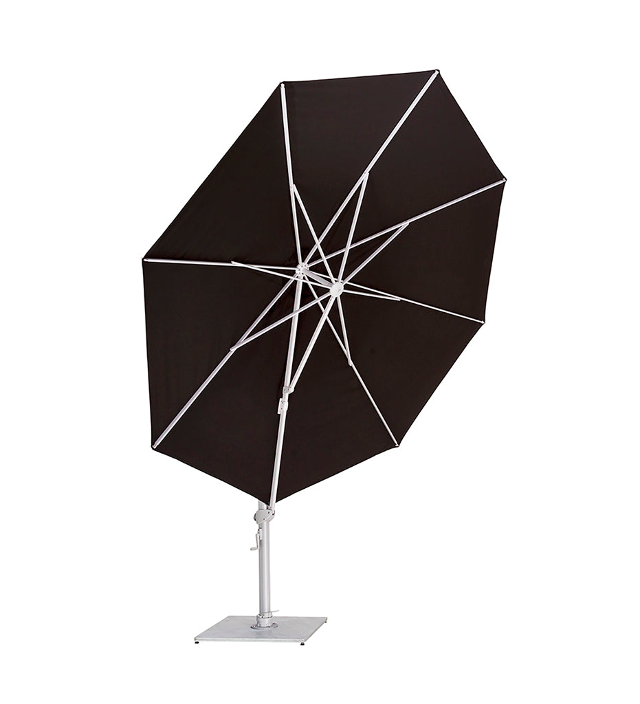 Woodline 11&#39; Pavone Round Cantilever Umbrella - Crank Handle