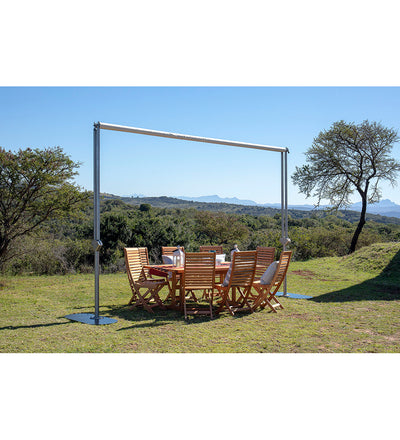 lifestyle,  Woodline 9' x 13' Sky Dual Post Shade Structure