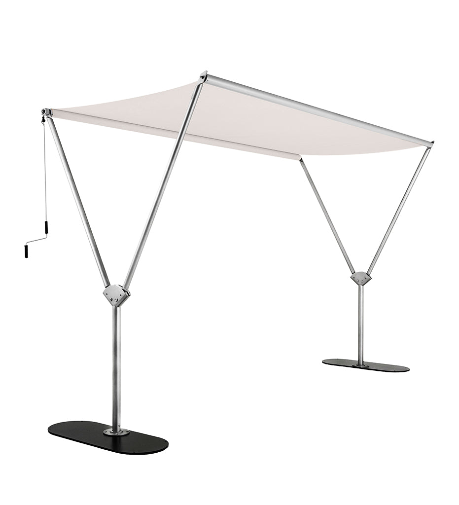 Woodline 9&#39; x 13&#39; Sky Dual Post Shade Structure