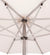Woodline 11' Storm Round Center Post Umbrella