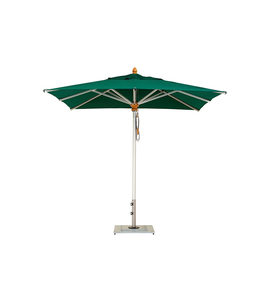 Woodline 9&#39; Bravura Square Center Post Umbrella