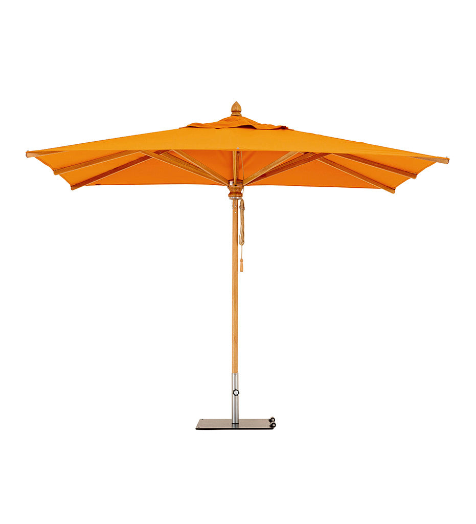 Woodline 11&#39; Safari Square Center Post Umbrella