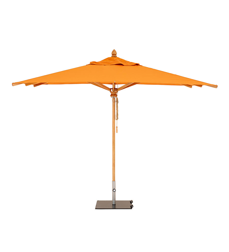Woodline 11&#39; Safari Square Center Post Umbrella