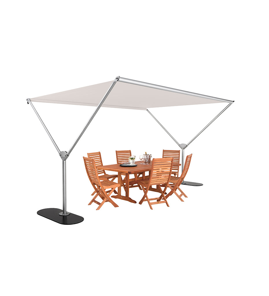 Woodline 9&#39; x 13&#39; Sky Dual Post Shade Structure