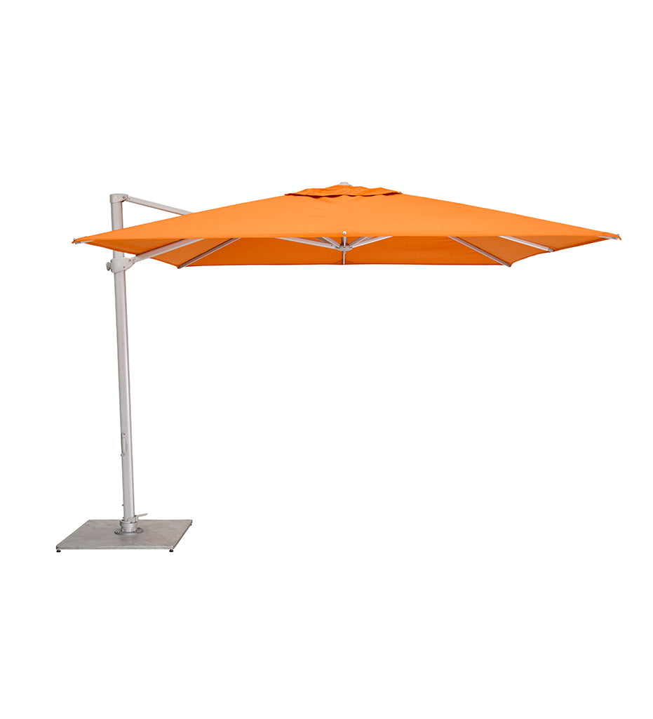 Woodline 10' Pavone Cantilever Square Umbrella - Handwheel
