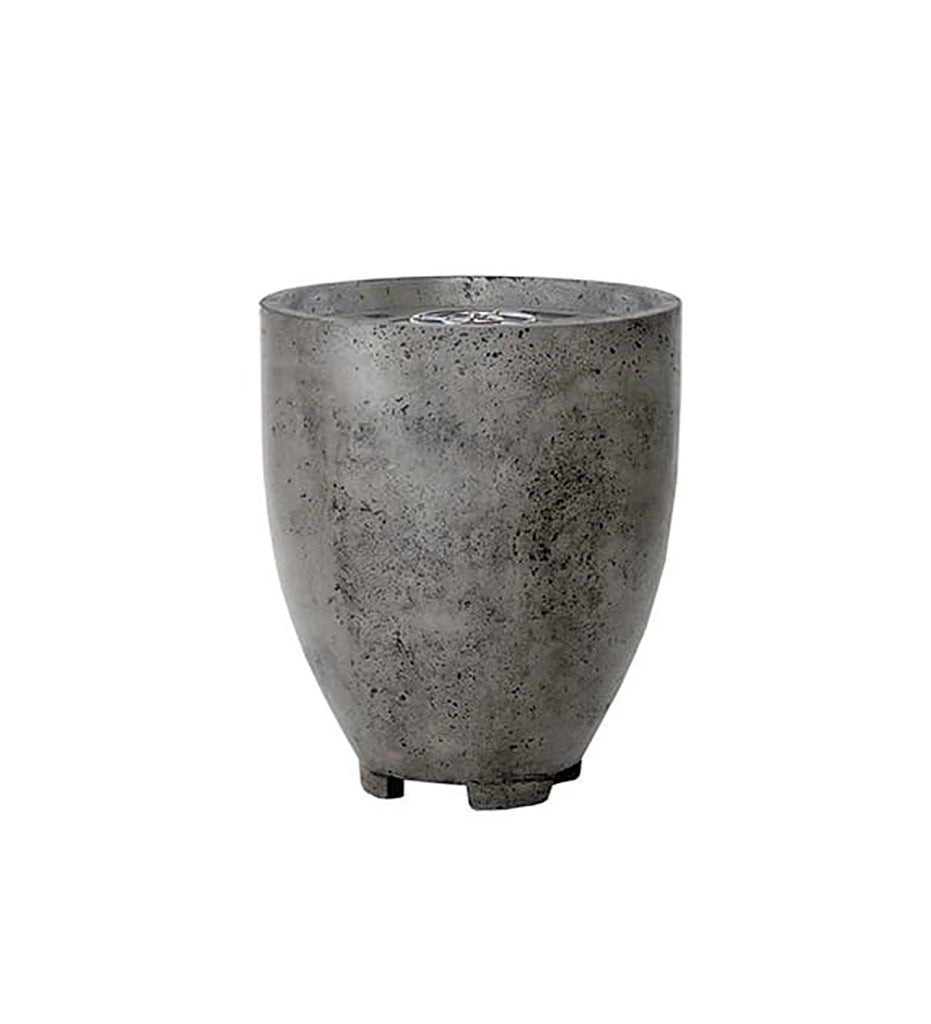 Araby Fire Pedestal 24&quot; Footed Pewter