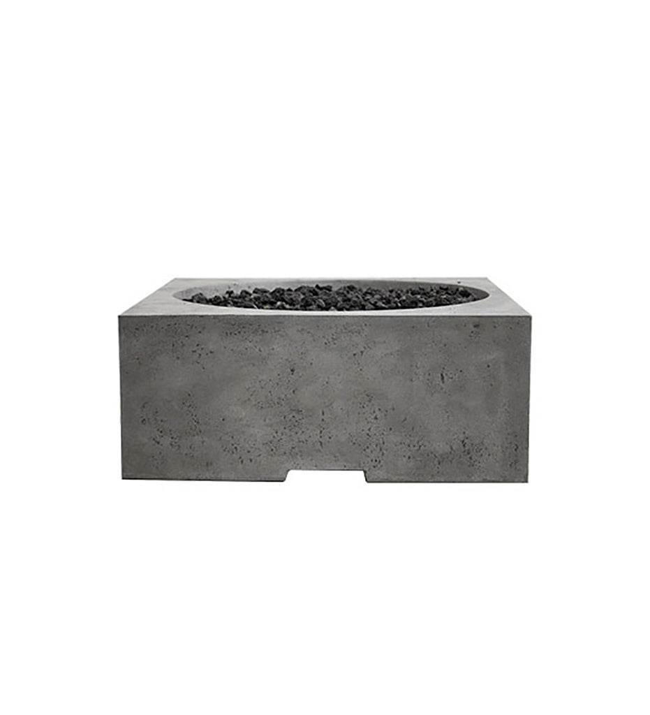 Indian Canyon Fire Table 39&quot; x 39&quot; Pewter