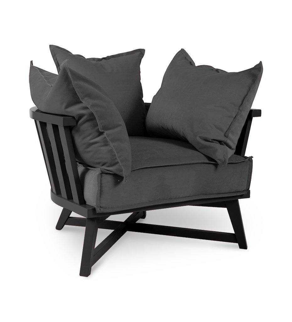 Juniper House-Almeco-Cage Lounge Chair-Beech
