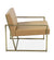 Juniper House-Almeco-Fatal Lounge Chair Metallic