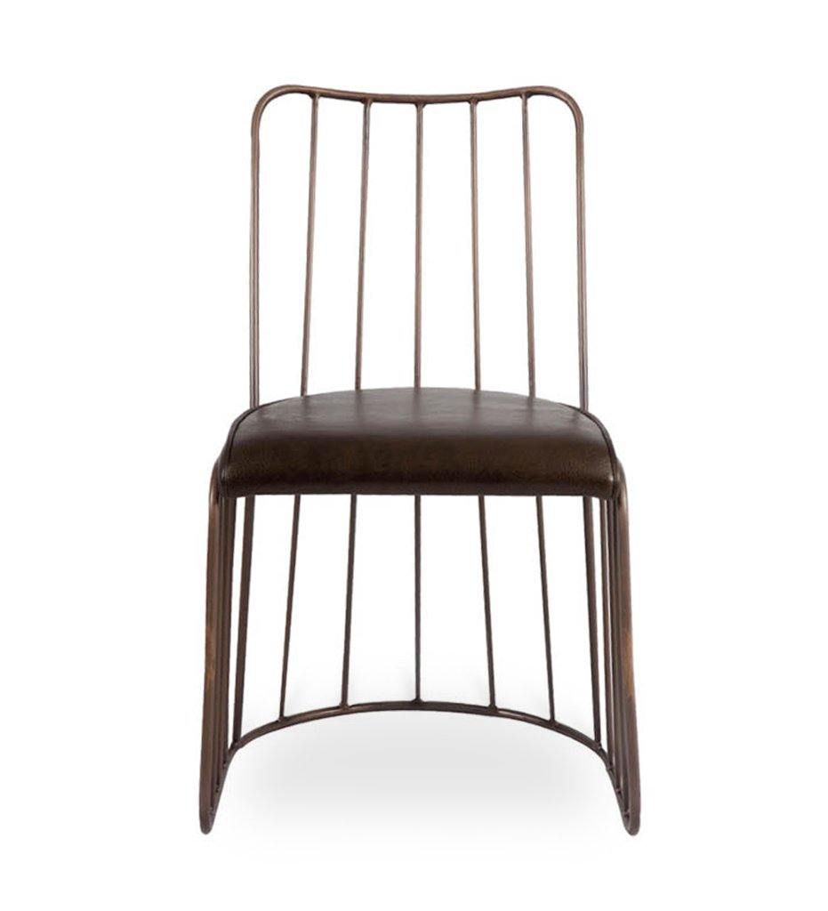 Juniper House-Almeco-Irony Chair-Metallic