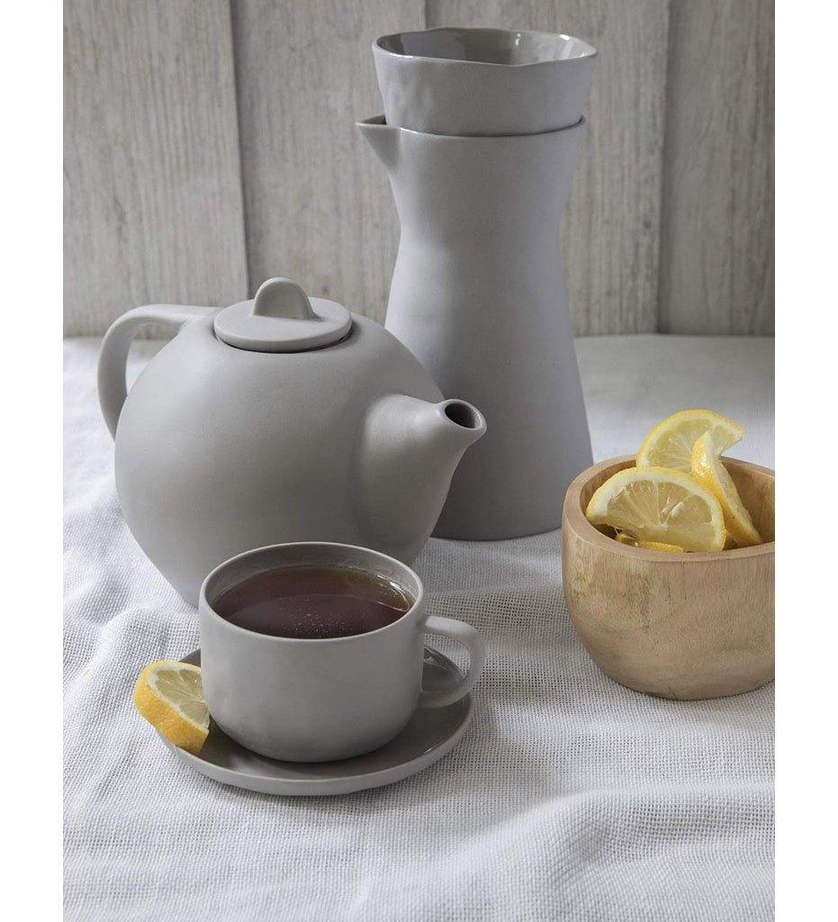 lifestyle, Be Home Stoneware Tea Pot - Sterling