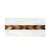 Be Home White Marble and Wood Mosaic Rectangular Board