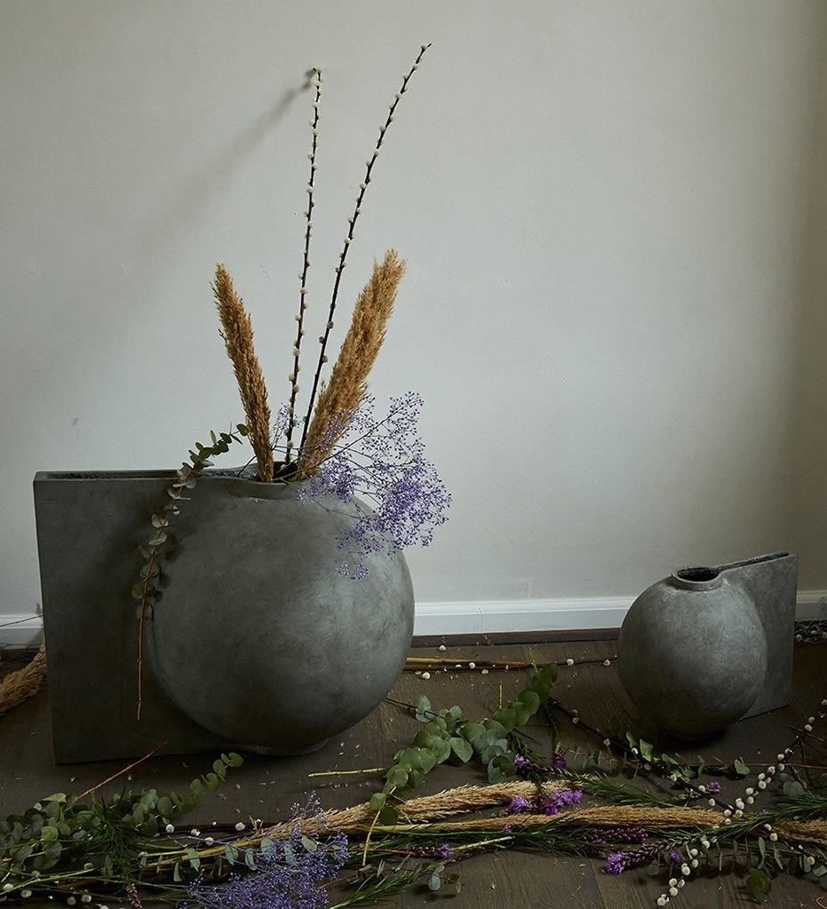 Offset Indoor / Outdoor Vase - Small