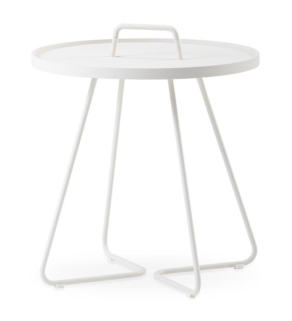 Cane-Line On-the-Move - Large Side Table,image:White AW # 5066AW