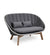Cane-Line Peacock 2-Seater Sofa - Weave,image:Grey Natte YSN95 # 5558YSN95
