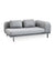 Cane-line Space 2 Seater Outdoor Sectional with 1 Arm 6540AITL 6540BC82 6540SC82