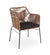 Nelson Metal Dining Armchair