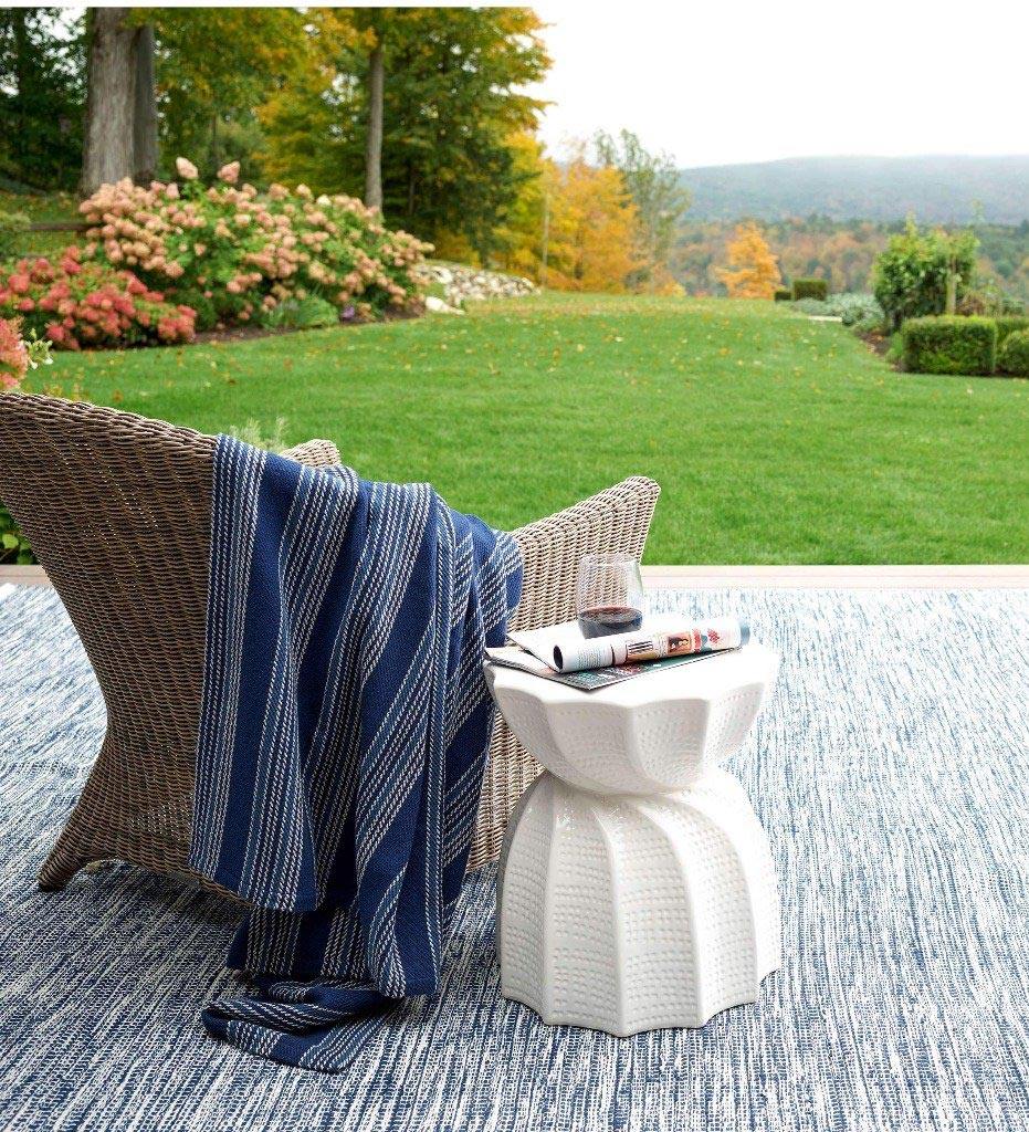 lifestyle, Annie Selke Cameroon Woven Cotton Throw