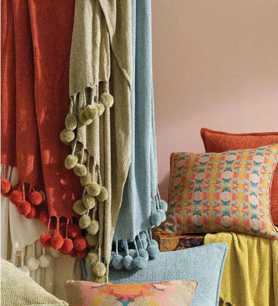 lifestyle, Annie Selke Bauble Chenille Vetiver Throw